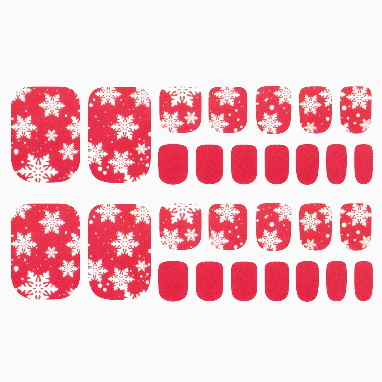 Snow - Red (Pedicure) - Image 2